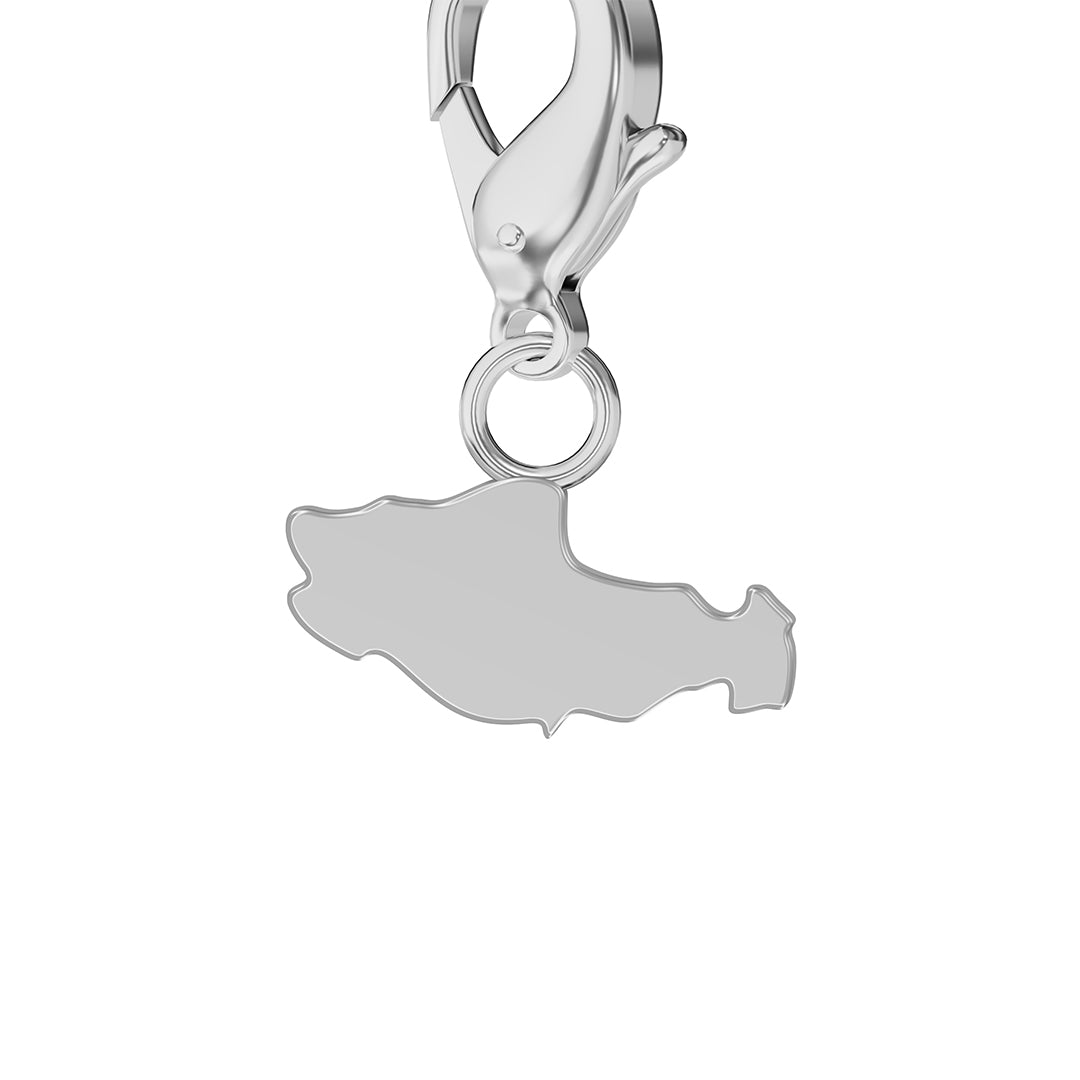 Flag & Map Charms Set