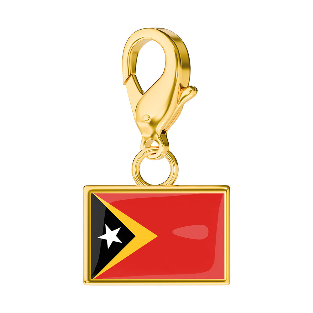 Flag & Map Charms Set