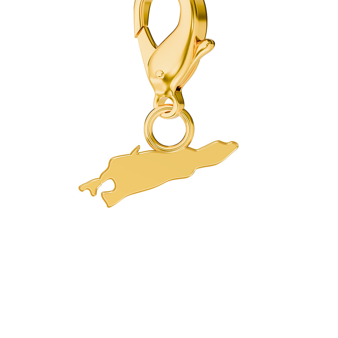 Flag & Map Charms Set