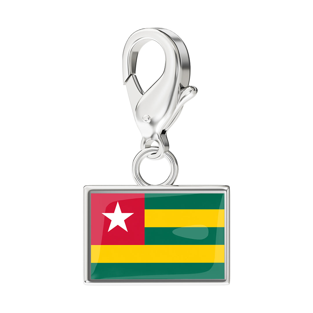 Flag & Map Charms Set