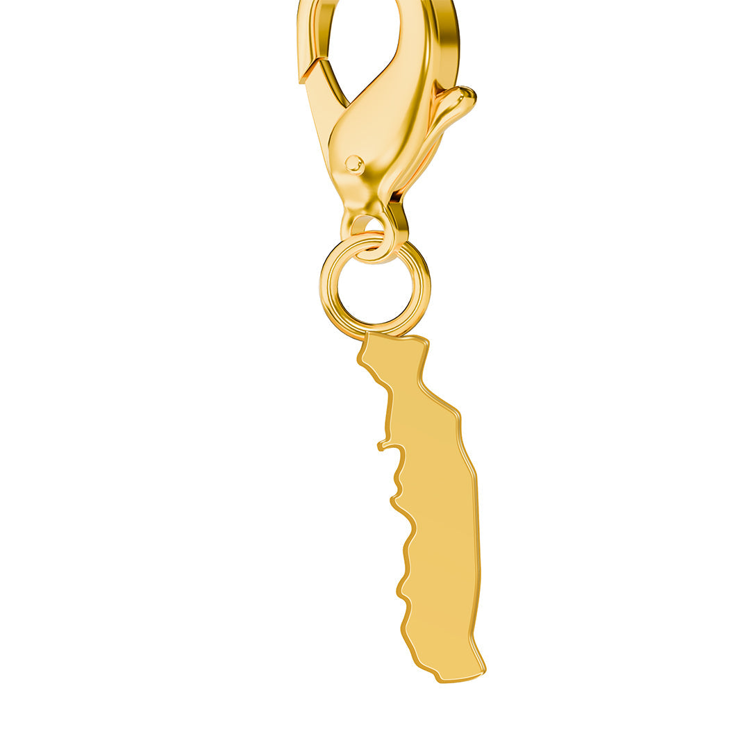 Flag & Map Charms Set