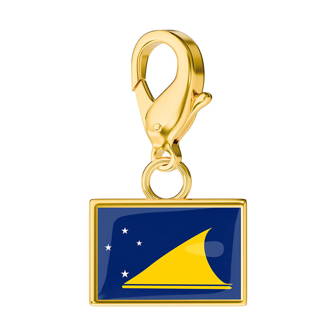 Flag & Map Charms Set