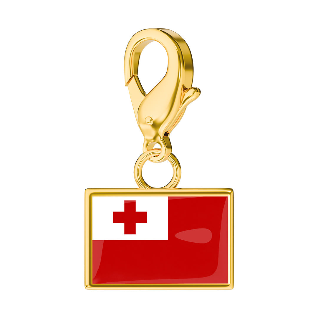 Flag & Map Charms Set