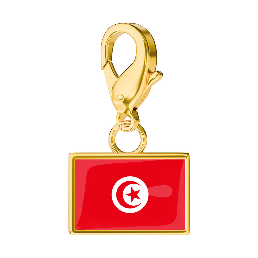 Flag & Map Charms Set