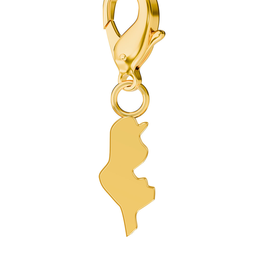 Flag & Map Charms Set