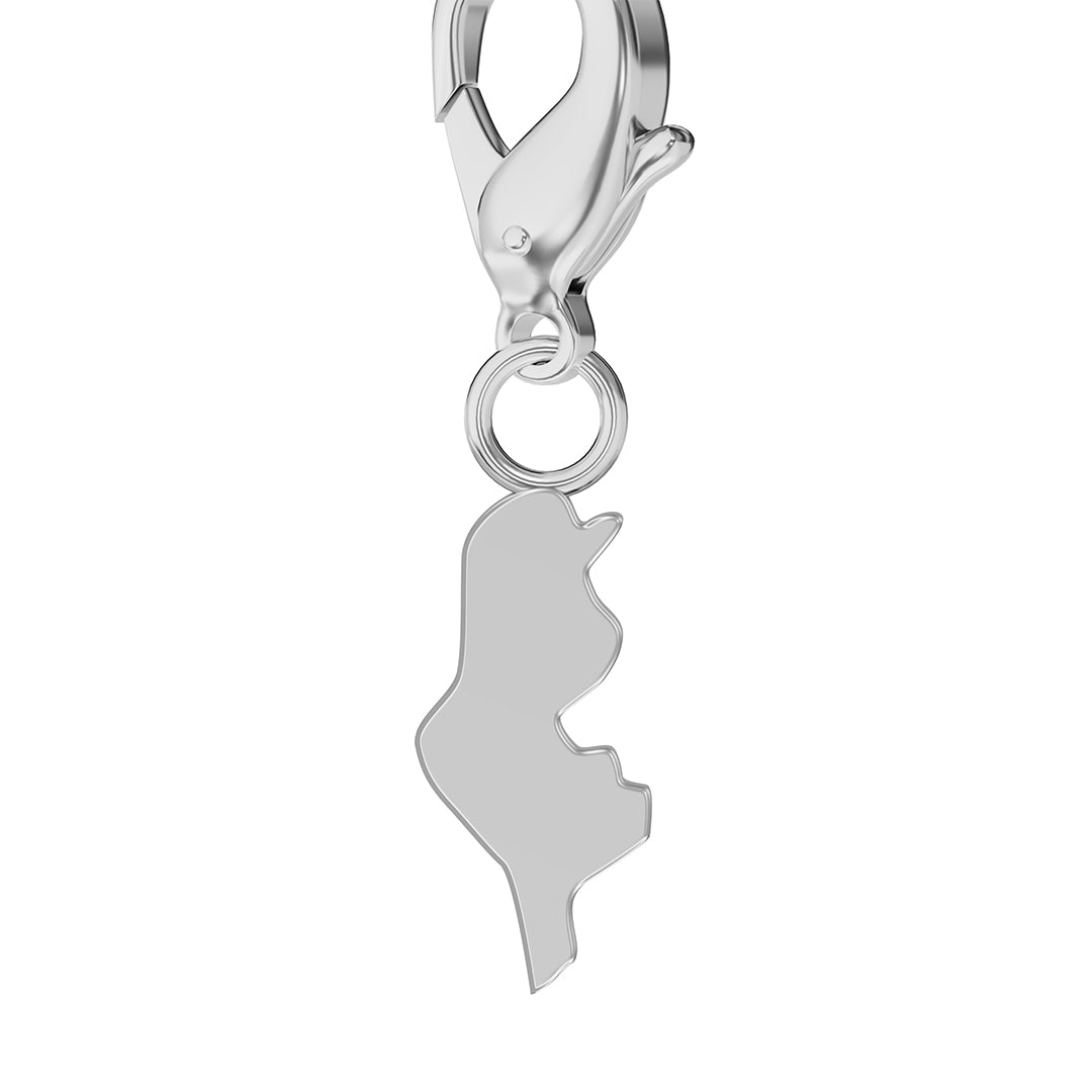 Flag & Map Charms Set