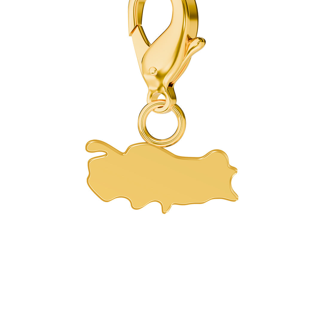 Flag & Map Charms Set