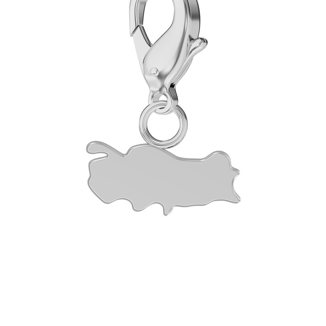 Flag & Map Charms Set