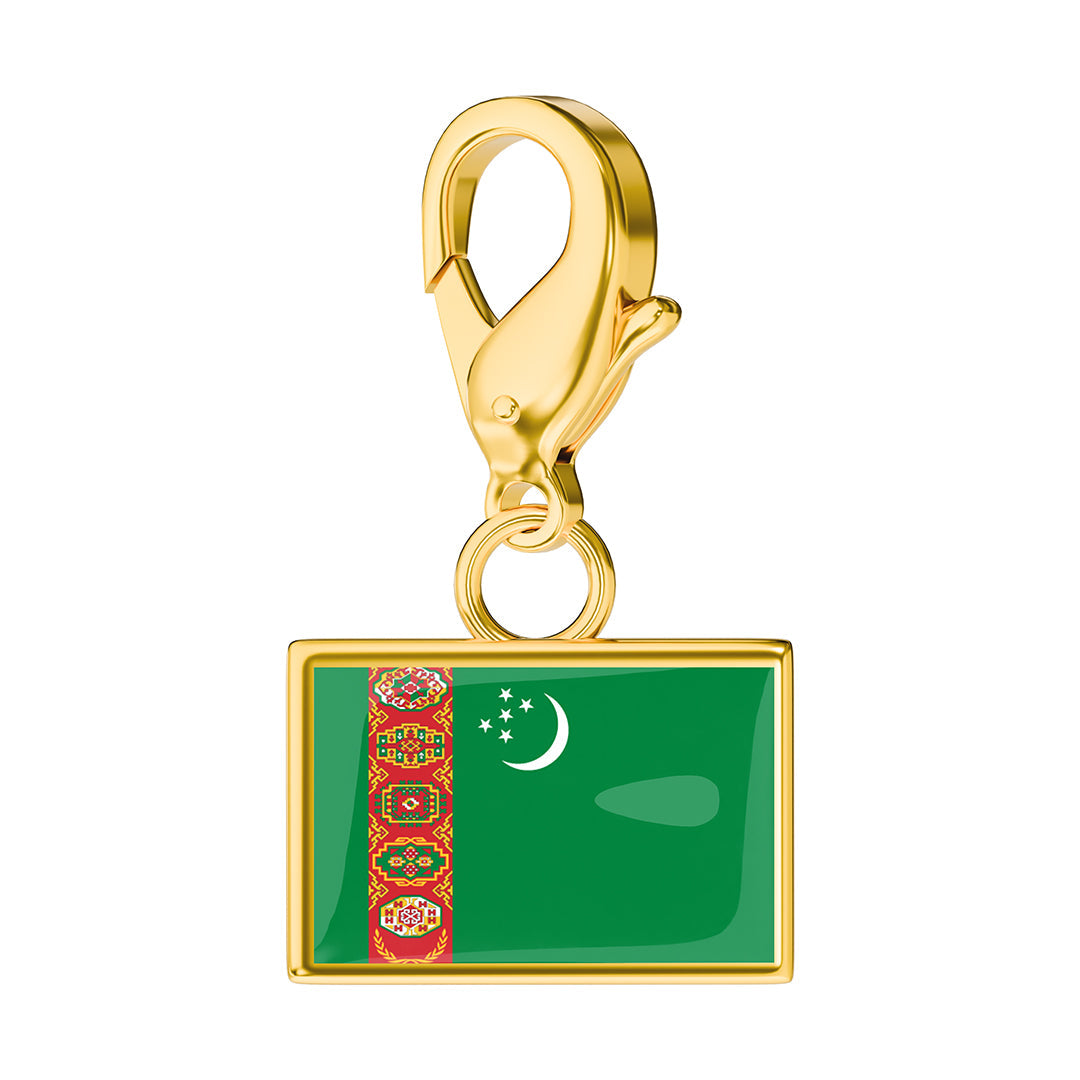 Flag & Map Charms Set