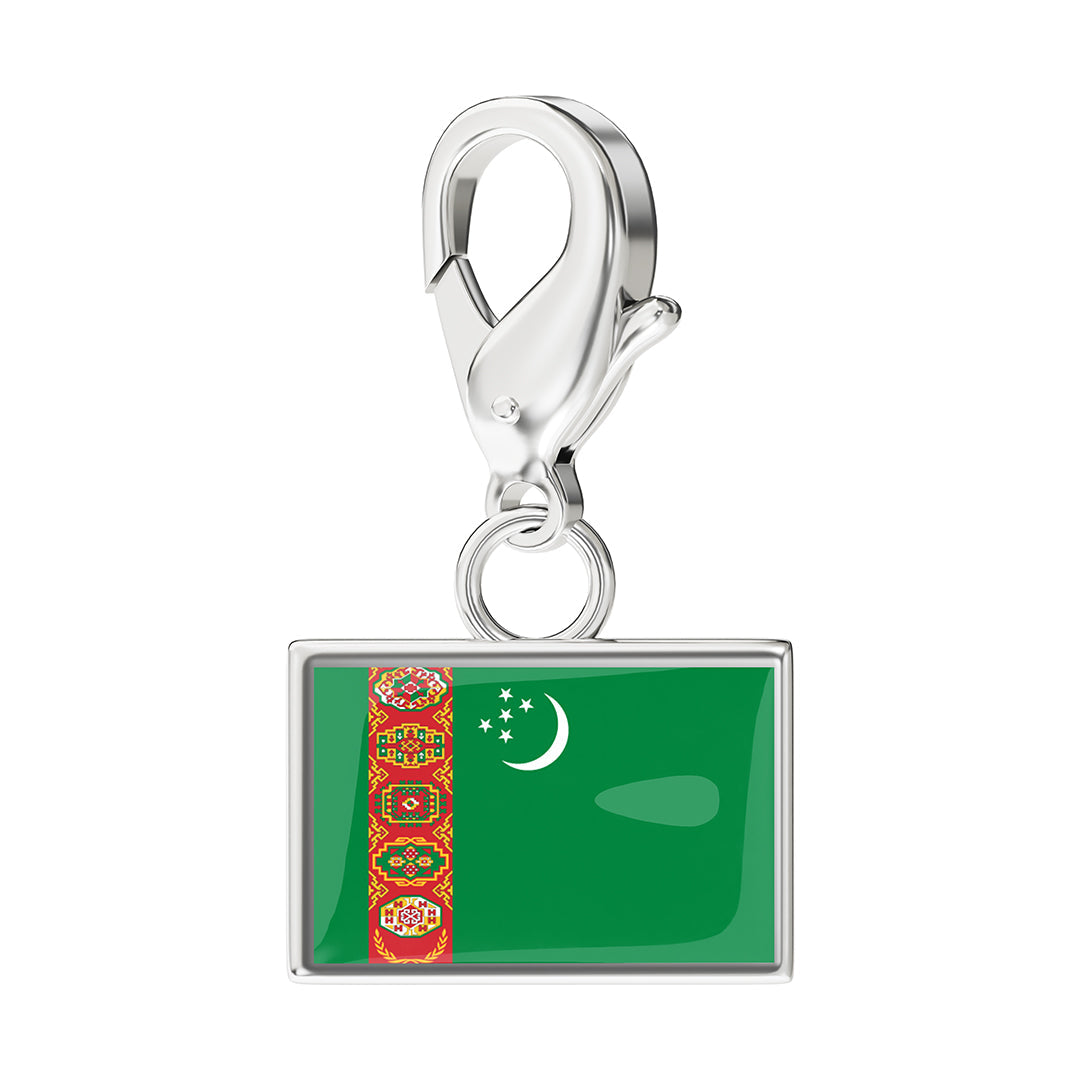 Flag & Map Charms Set