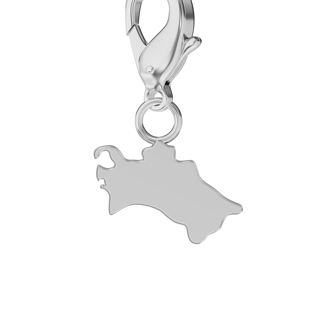 Flag & Map Charms Set