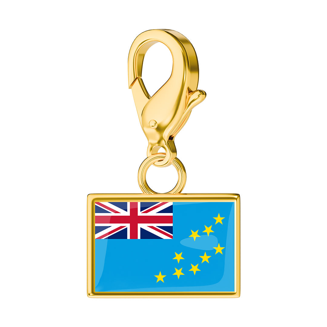 Flag & Map Charms Set