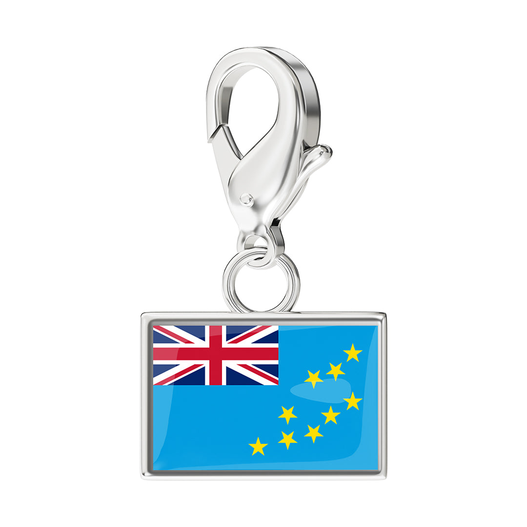 Flag & Map Charms Set