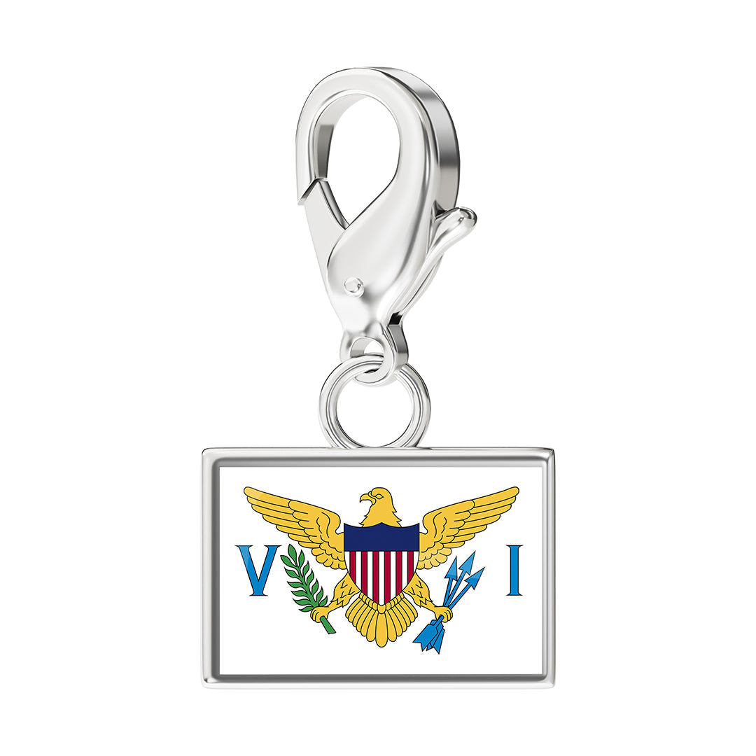 Flag & Map Charms Set