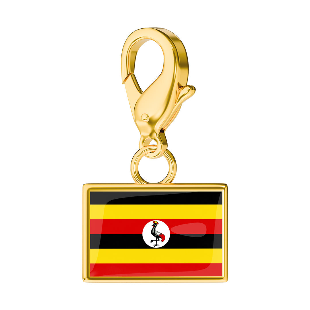 Flag & Map Charms Set