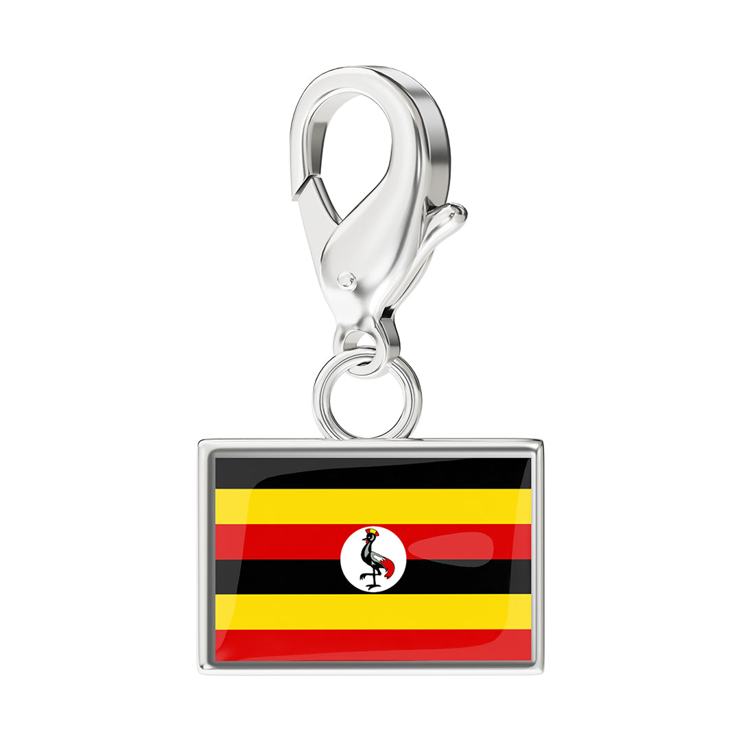 Flag & Map Charms Set