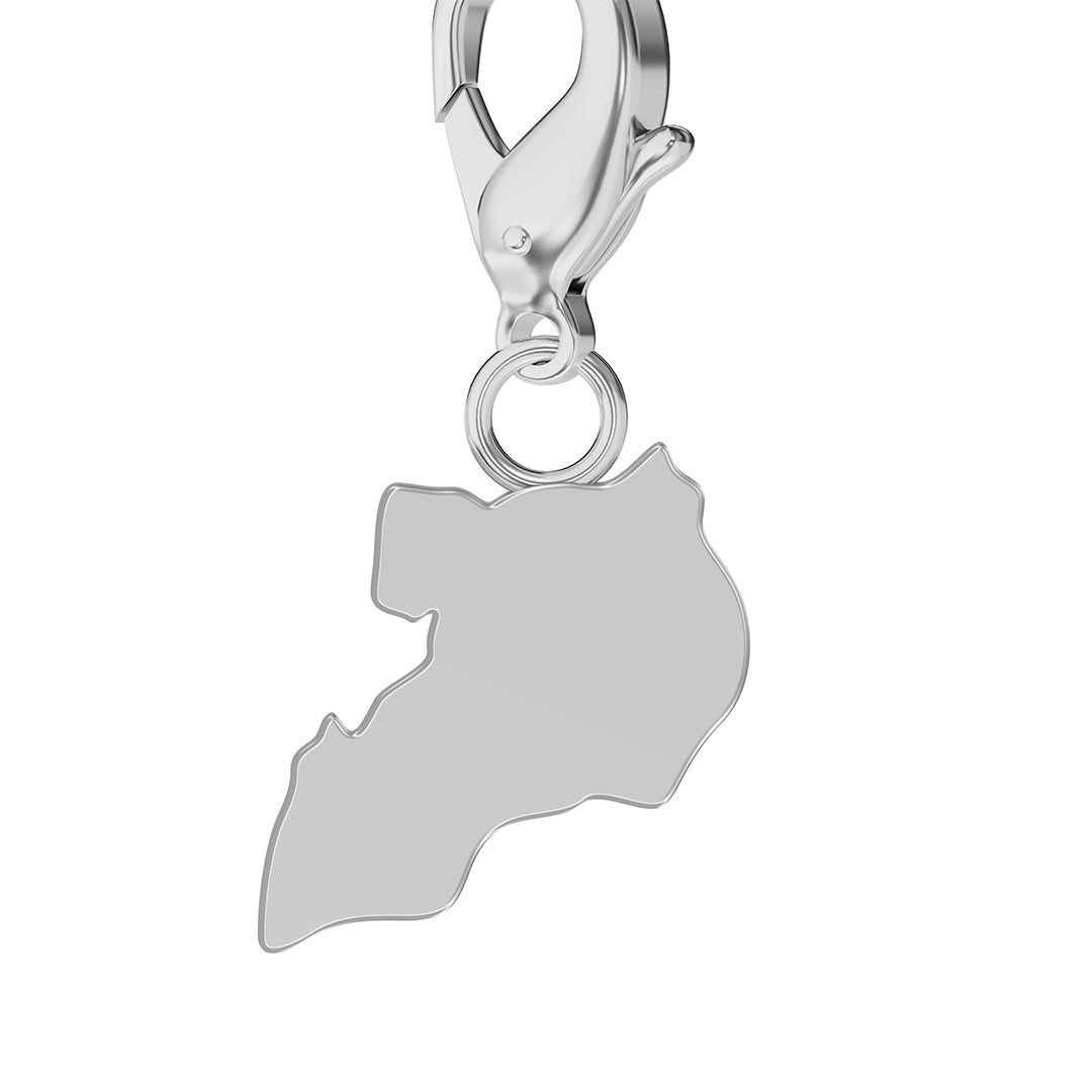 Flag & Map Charms Set