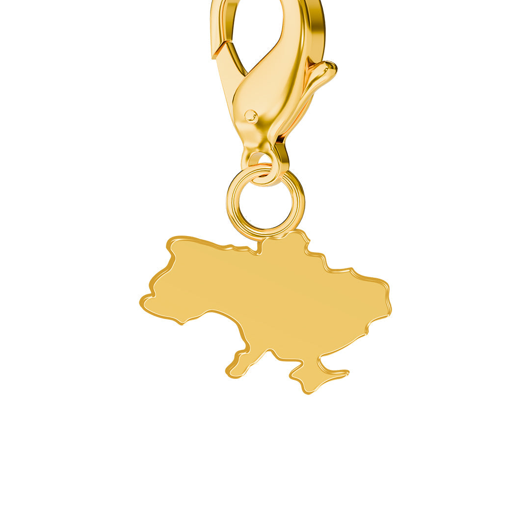 Flag & Map Charms Set