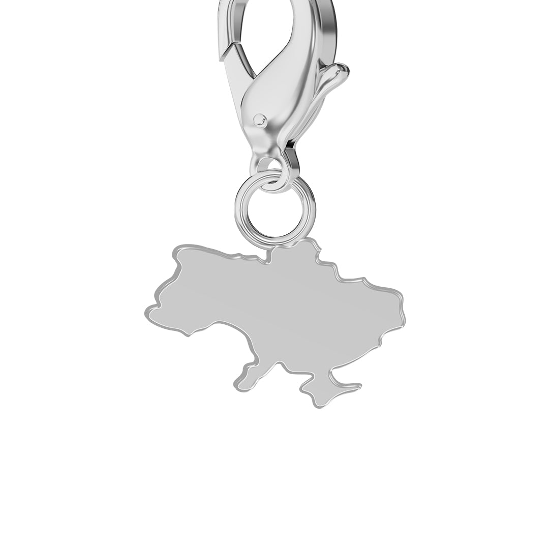 Flag & Map Charms Set