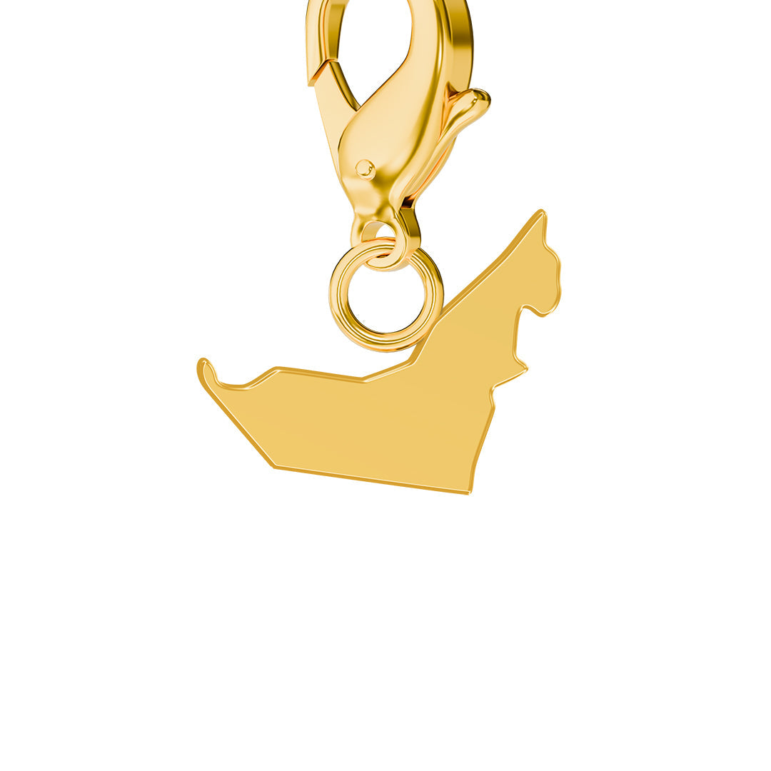Flag & Map Charms Set