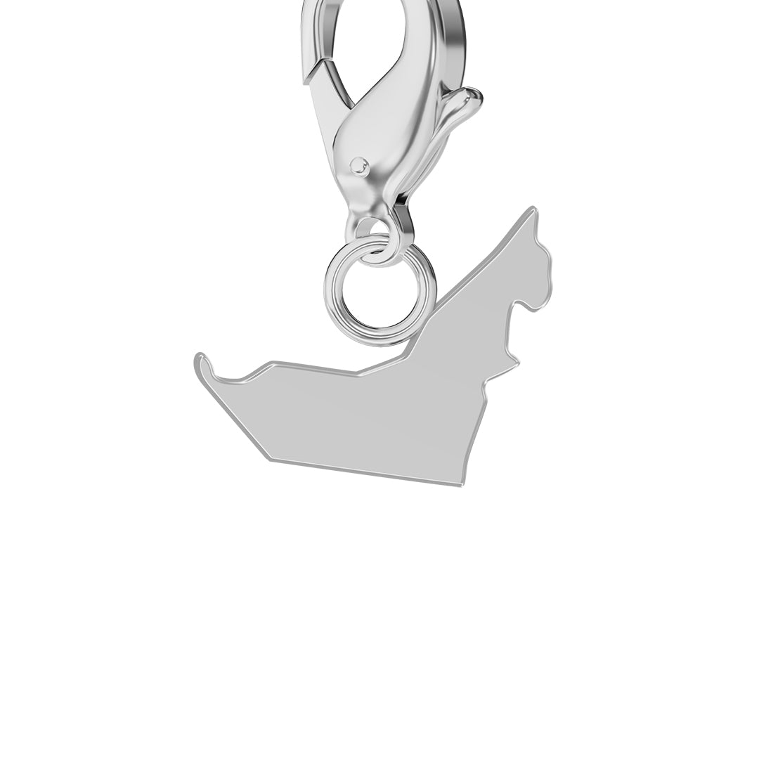 Flag & Map Charms Set