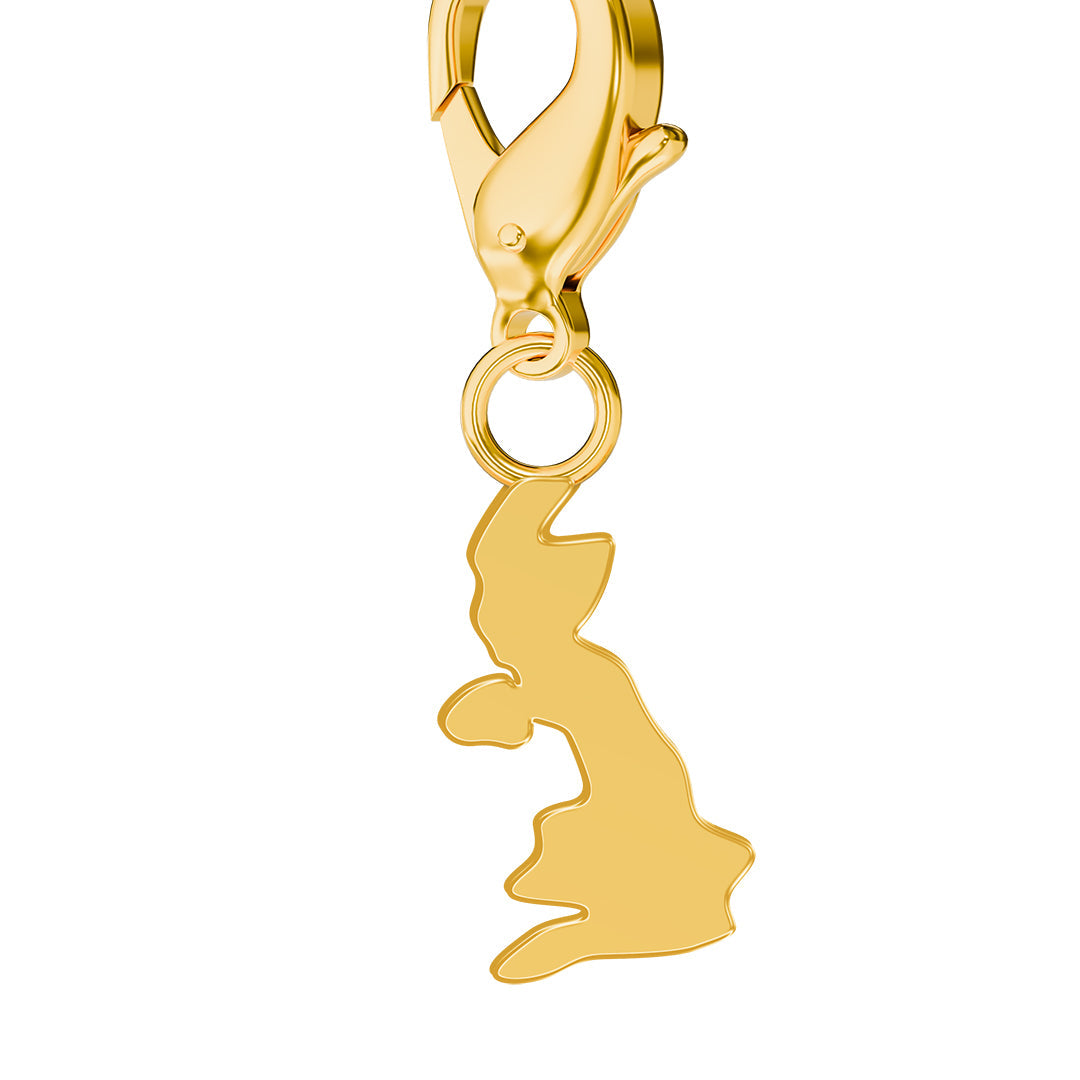 Flag & Map Charms Set