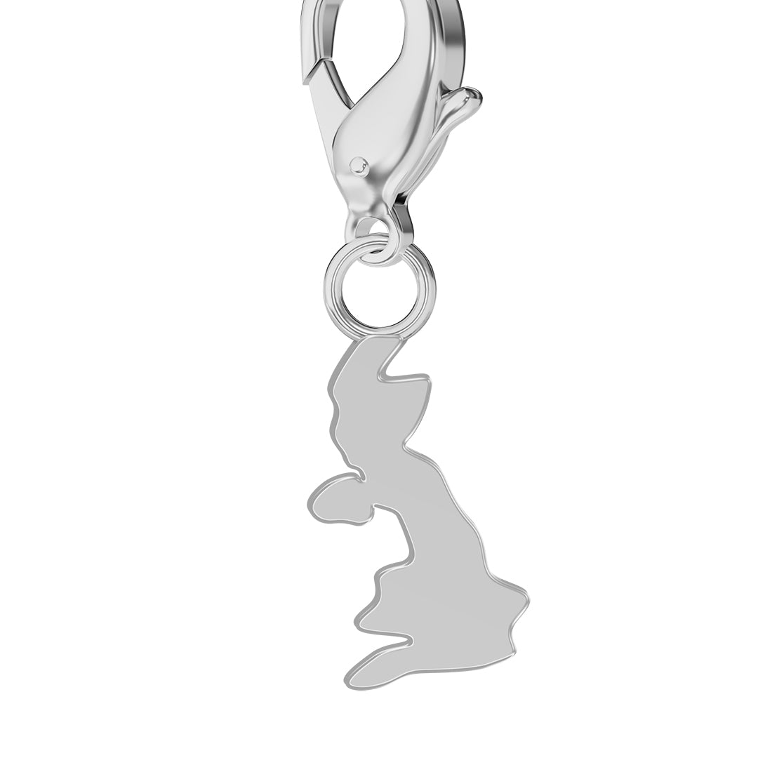 Flag & Map Charms Set