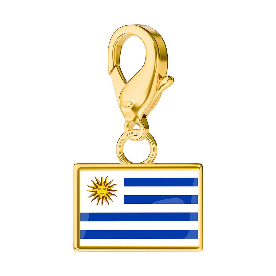 Flag & Map Charms Set