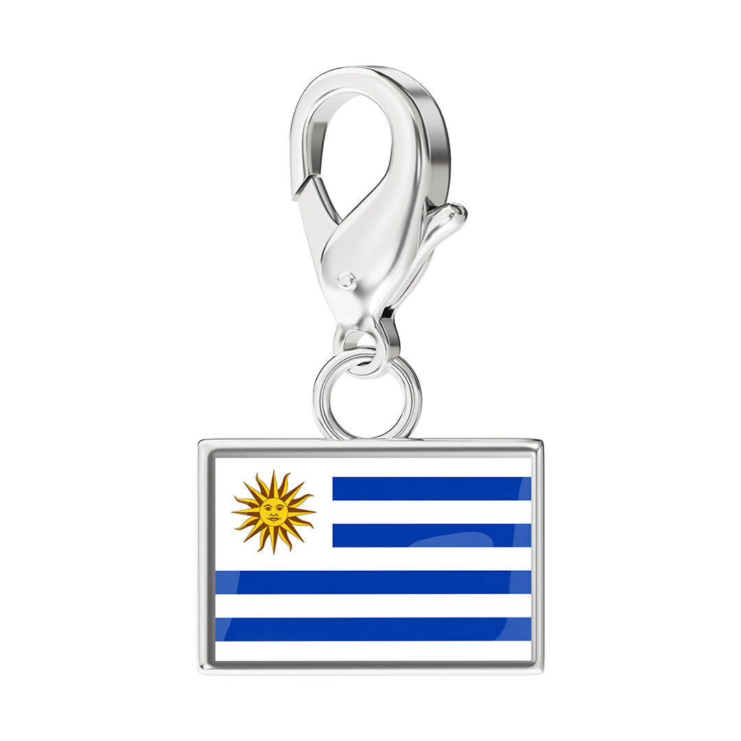 Flag & Map Charms Set