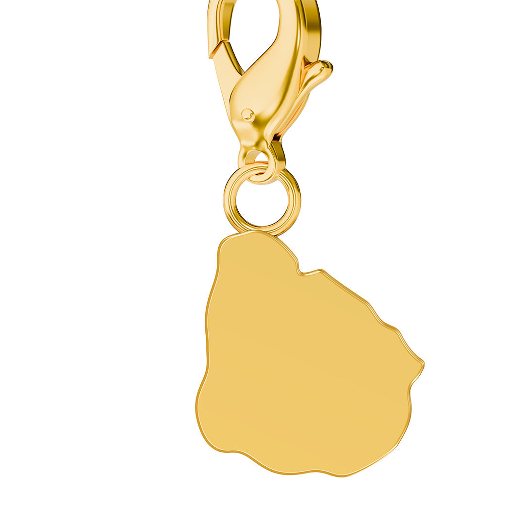 Flag & Map Charms Set