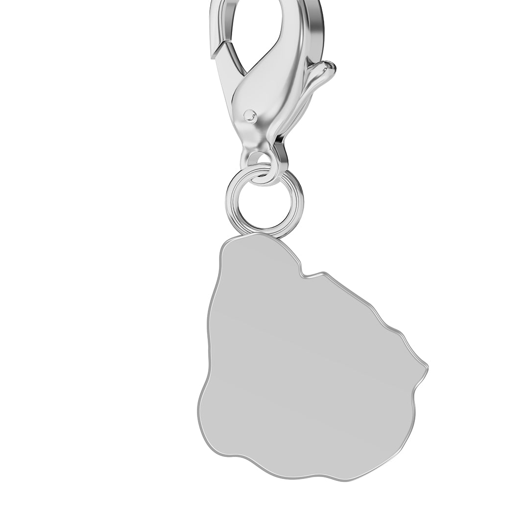 Flag & Map Charms Set