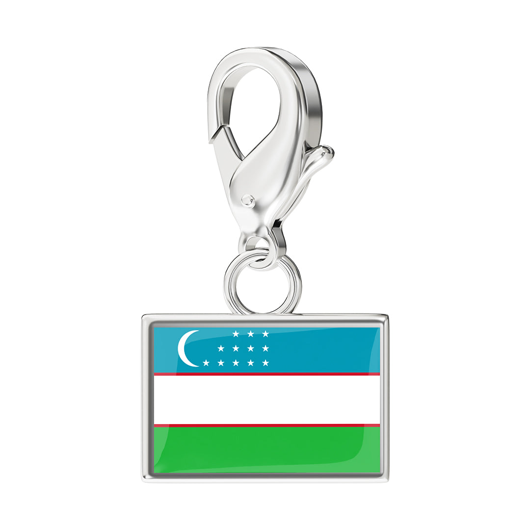 Flag & Map Charms Set