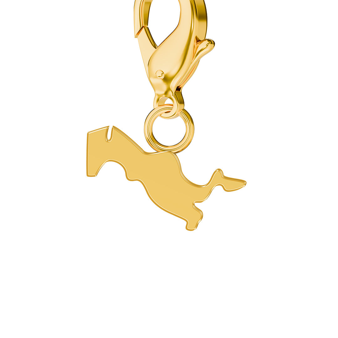 Flag & Map Charms Set