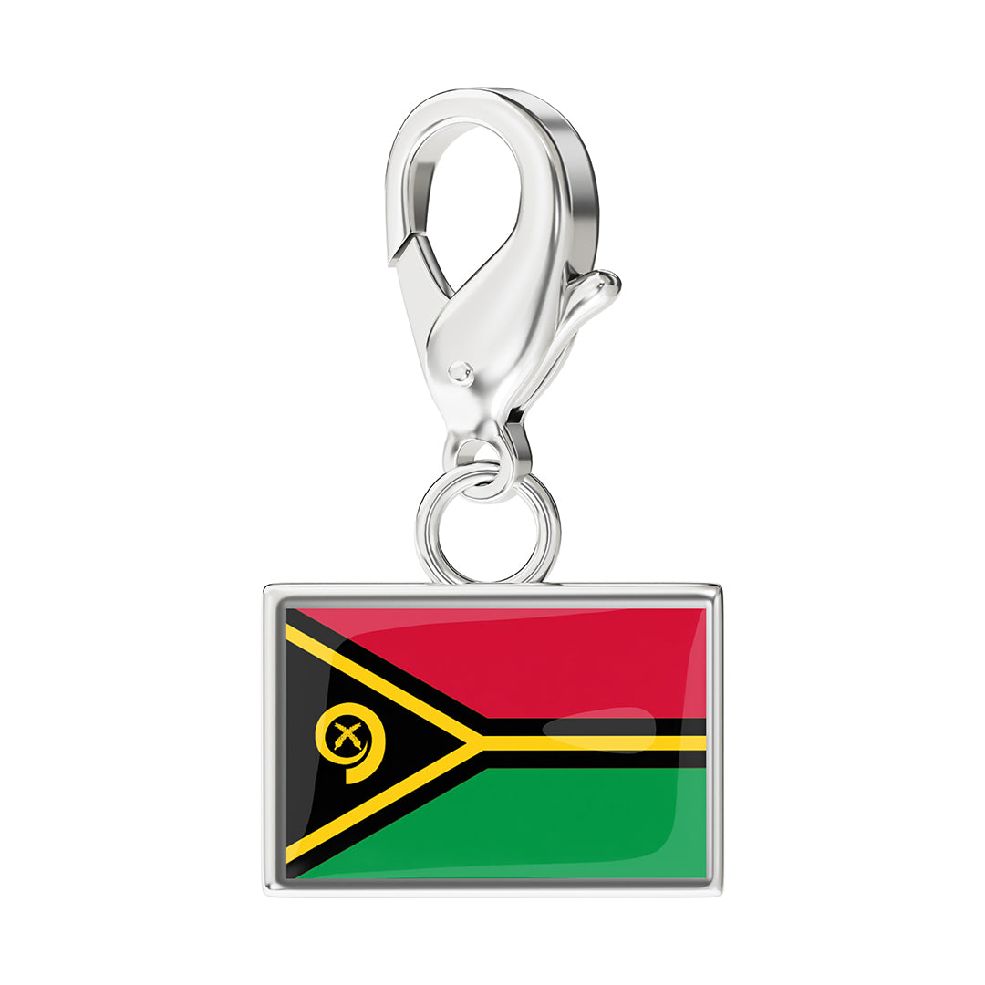 Flag & Map Charms Set