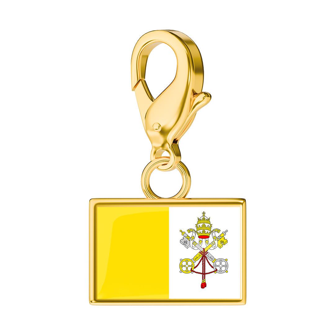 Flag & Map Charms Set