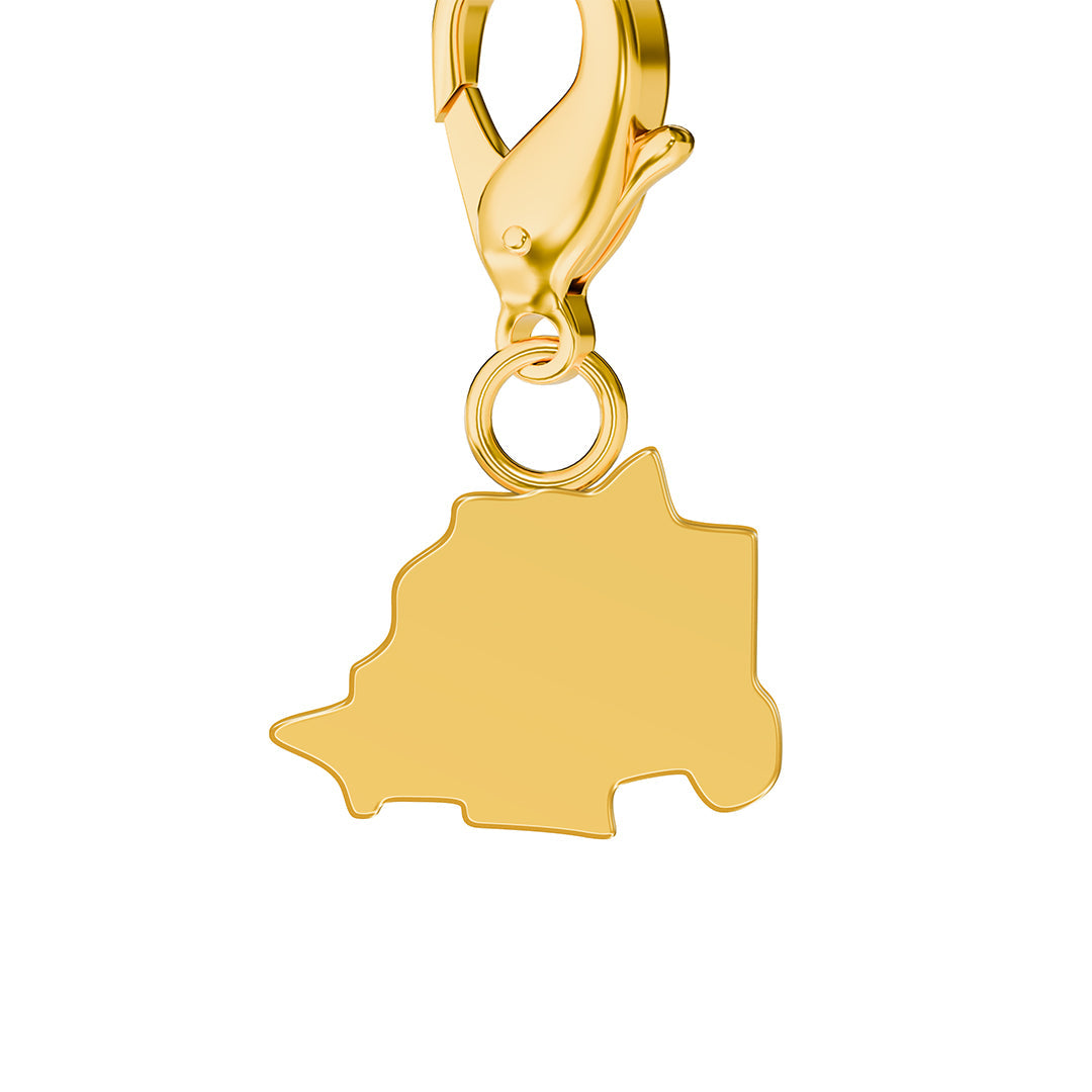 Flag & Map Charms Set