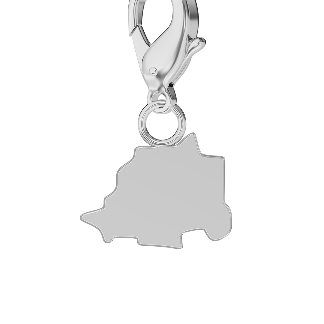 Flag & Map Charms Set