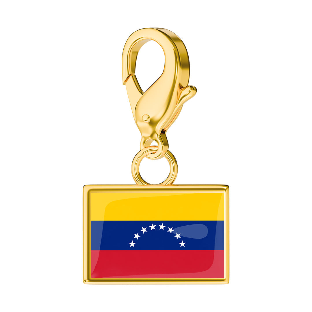 Flag & Map Charms Set