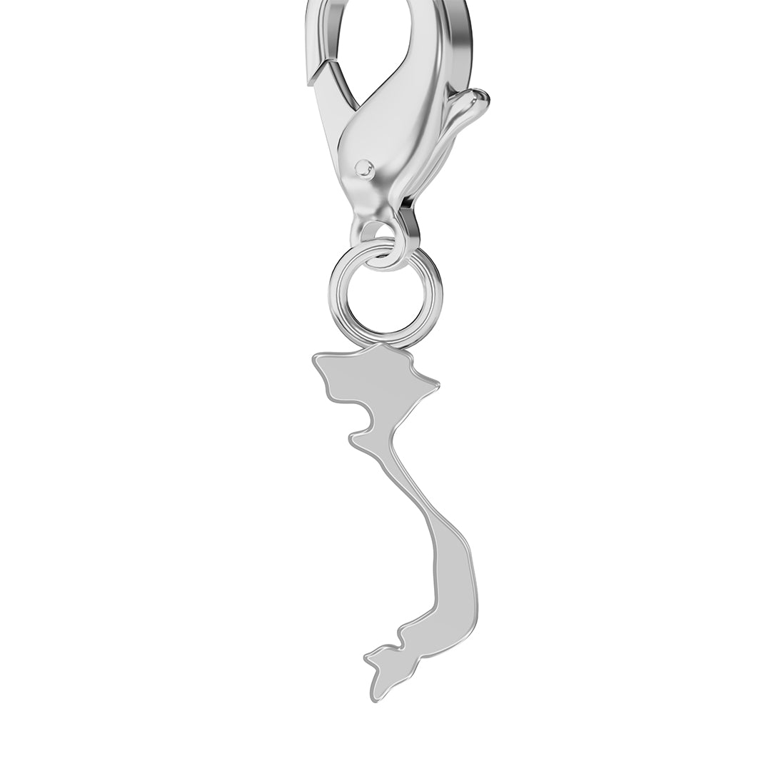 Flag & Map Charms Set