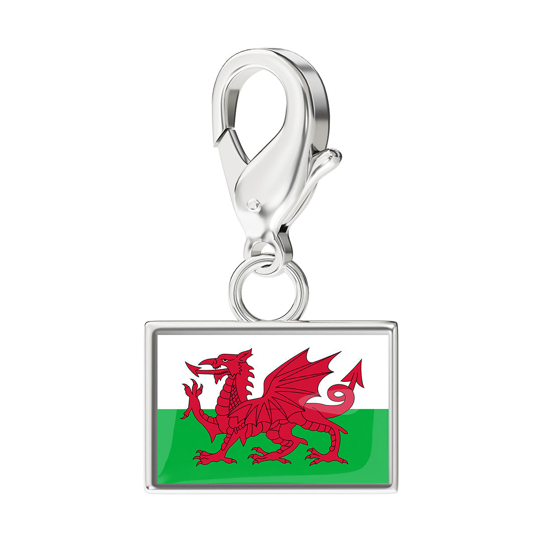 Flag & Map Charms Set