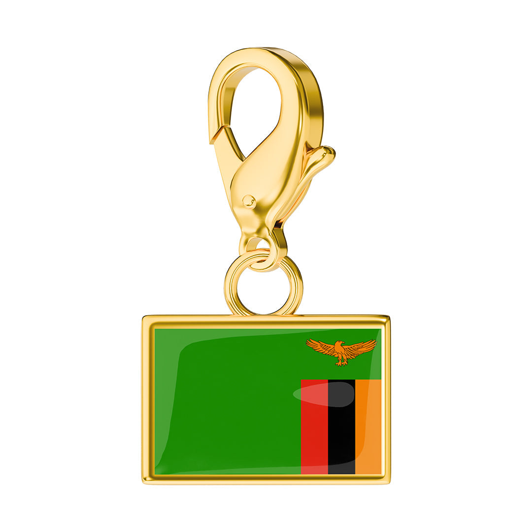 Flag & Map Charms Set