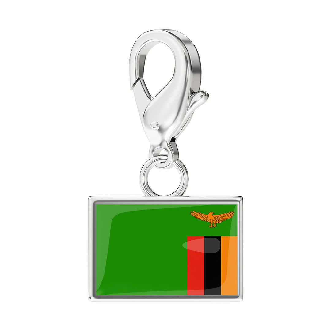 Flag & Map Charms Set